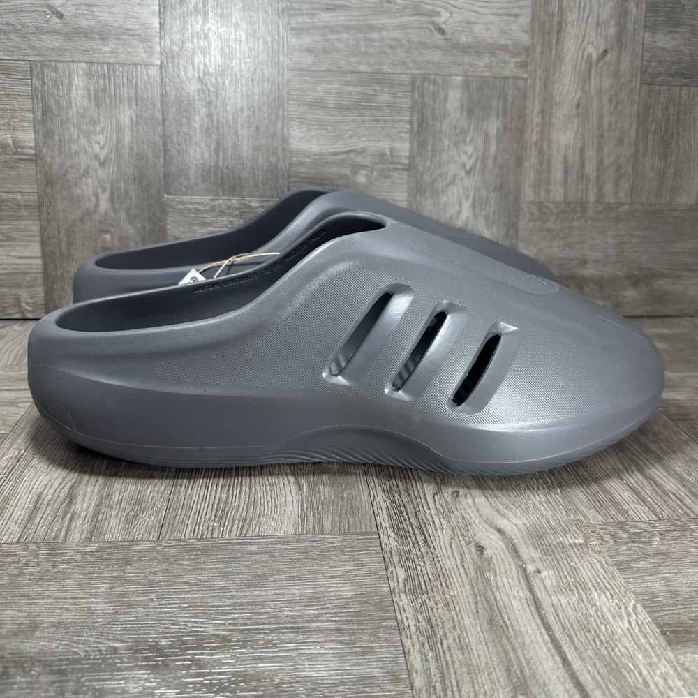 Adidas adiFOM IIInfinity M Slides Mens 16 Carbon Grey Foam Mules IF7189 NEW